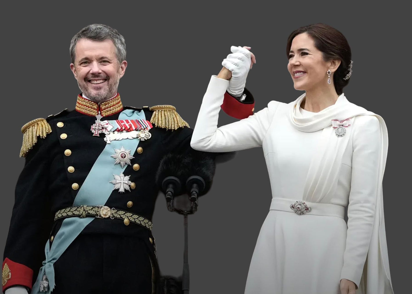 Kungaparet på kröningsdagen