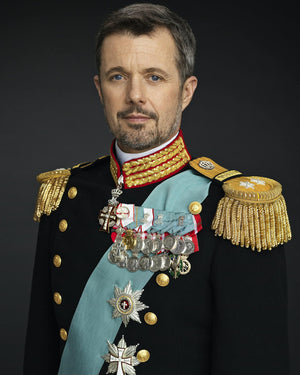 Kung Frederik på kröningsdagen