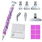 Selvlysende diamond painting pen med udskiftelige metaltipper.