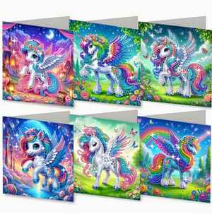 Kort 8 st med blandade påskmotiv