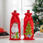 Flaskgömma med förvånad jultomte
