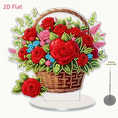 Flaskgömma med julnalle i brunt