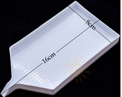 Vit bricka med pip för diamantkonst