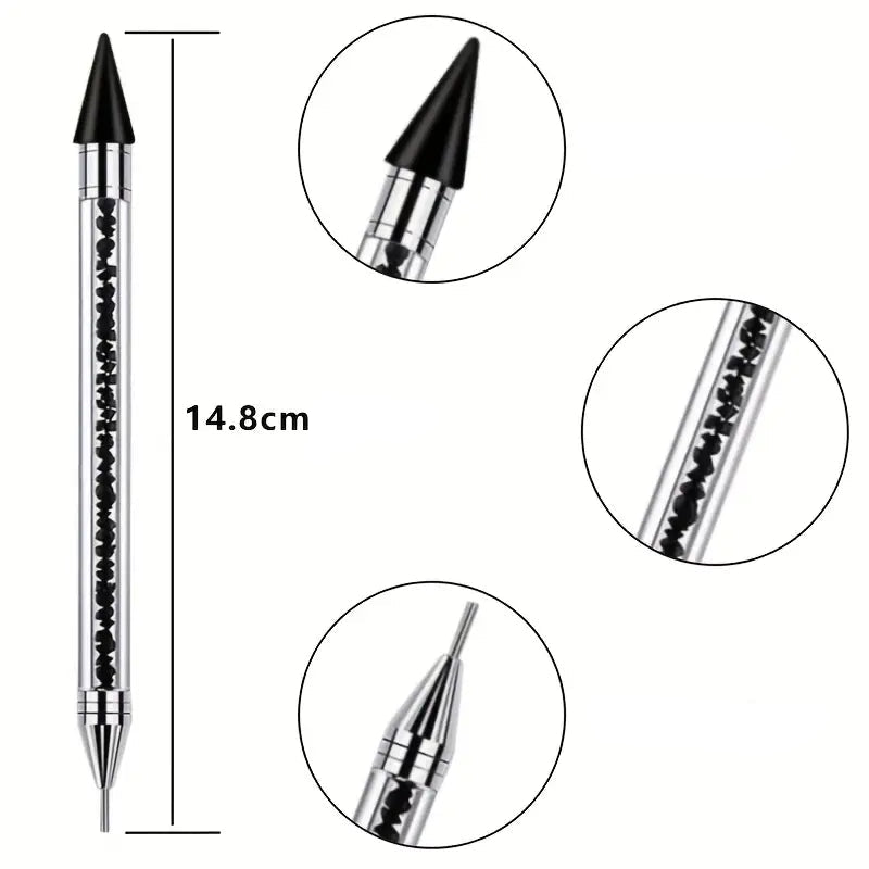 Sort præcisionspen til diamond paint.