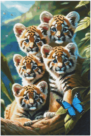 Söta tigerungar