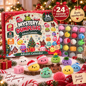 Squishy Julkalender 2026 – Mystery Dumpling | 24 Överraskningar