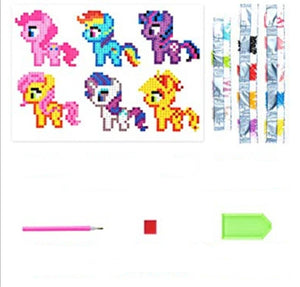 Klistermärken med enhörningar - 12 st