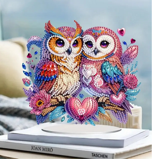 Skønne ugler på stander